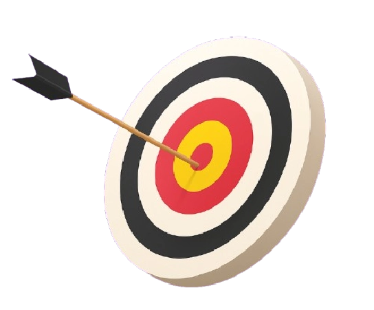 Target with arrow